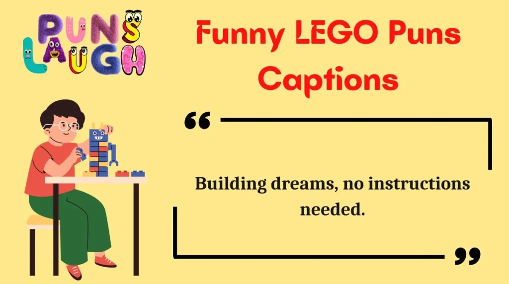 Funny LEGO Puns Captions