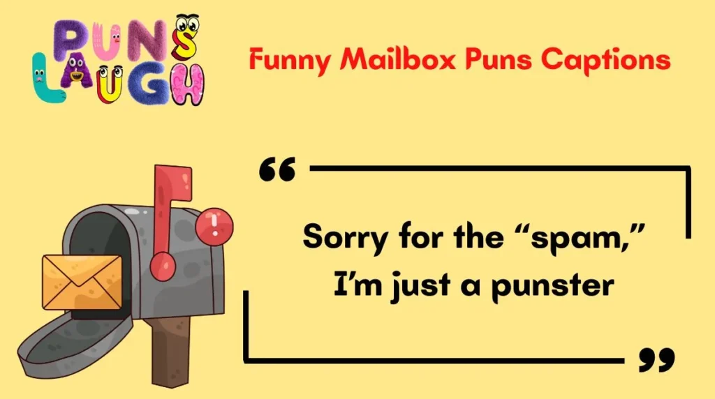 Funny Mailbox Puns Captions