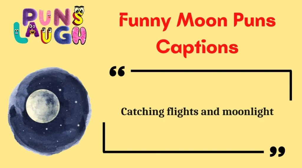 Funny Moon Puns Captions