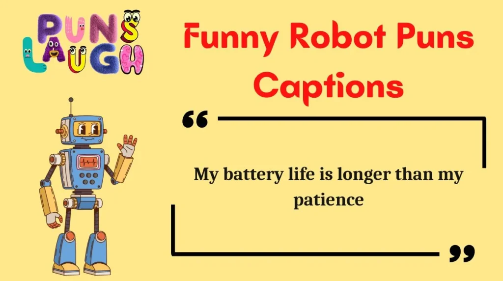 Funny Robot Puns Captions