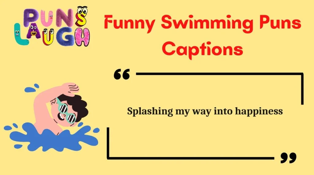 Funny Swimming Puns Captions