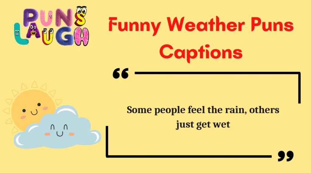 Funny Weather Puns Captions