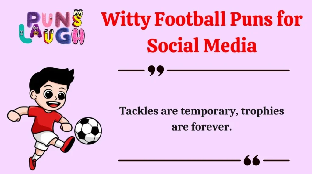 Witty Football Puns for Social Media