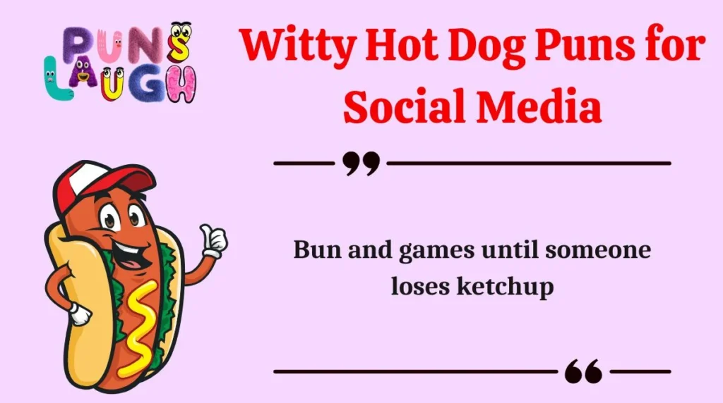 Witty Hot Dog Puns for Social Media