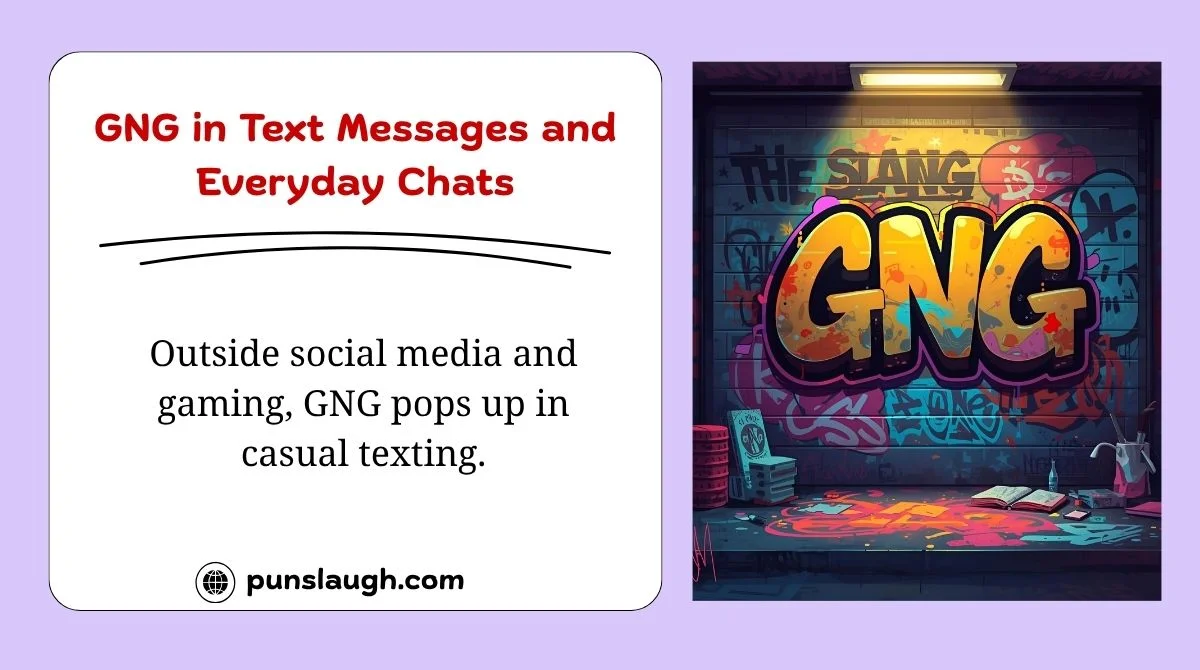GNG in Text Messages and Everyday Chats