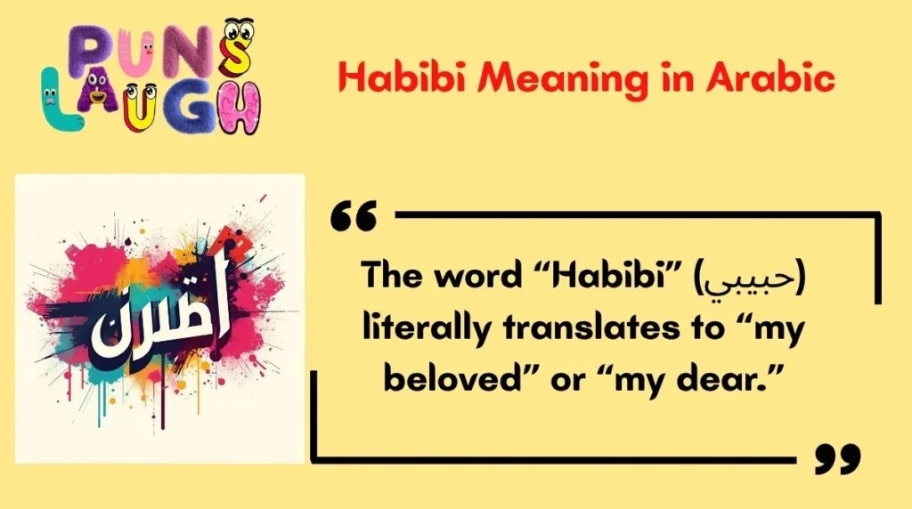 Habibi Meaning in Arabic