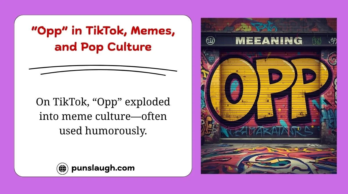 “Opp” in TikTok, Memes, and Pop Culture
