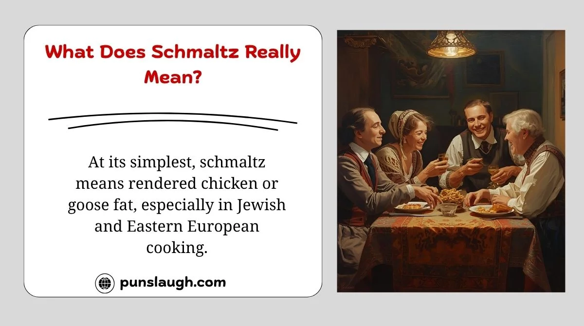What Does Schmaltz Really Mean?