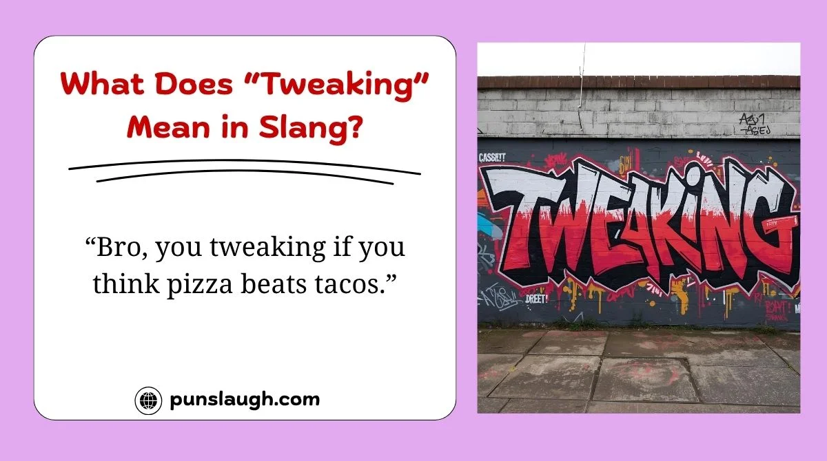 What Does “Tweaking” Mean in Slang?
