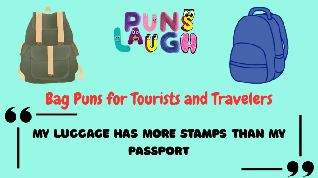 Bag Puns for Tourists and Travelers