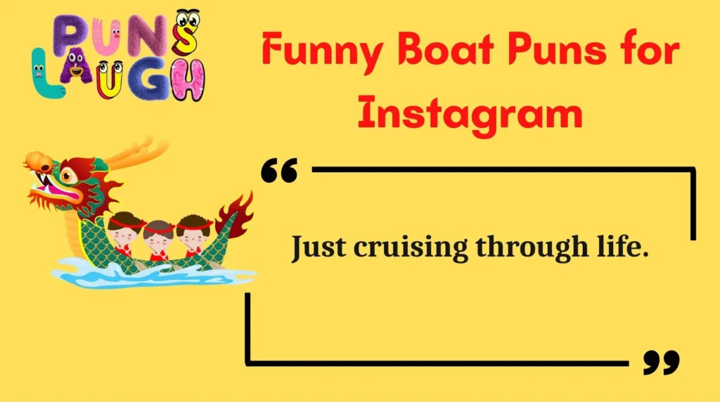 Funny Boat Puns for Instagram