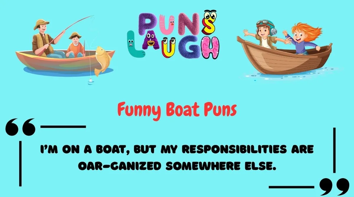 Funny Boat Puns