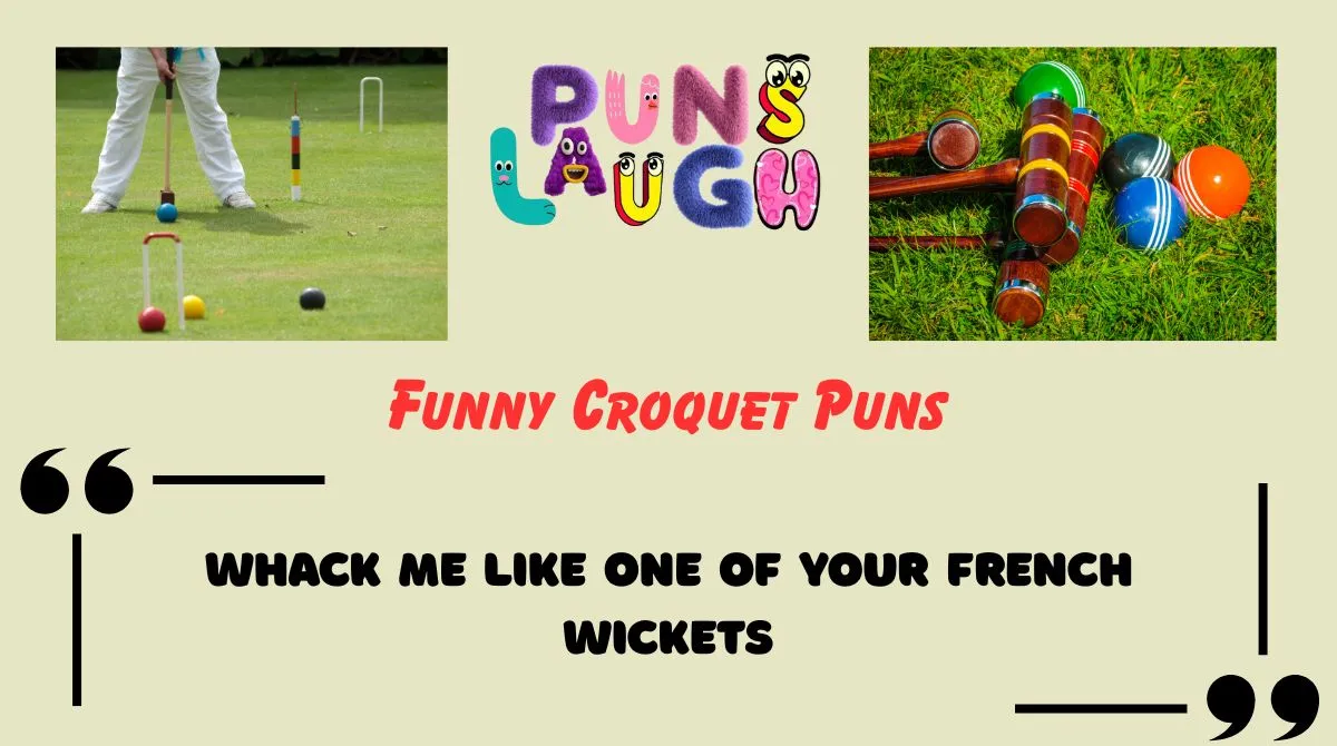 Funny Croquet Puns