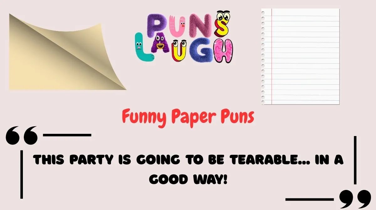 Funny Paper Puns