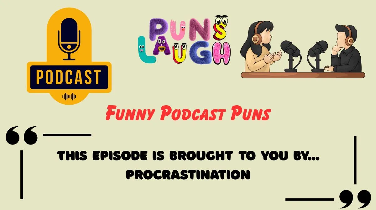Funny Podcast Puns