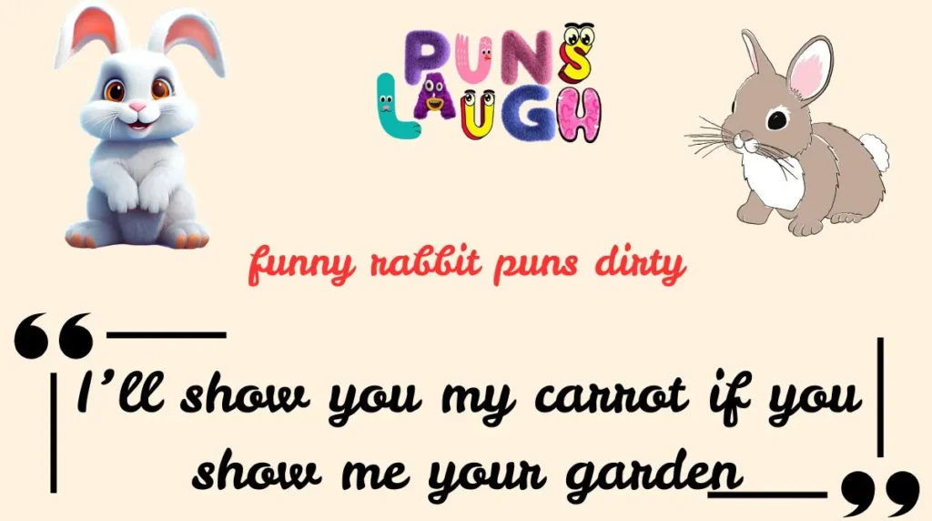 funny rabbit puns dirty