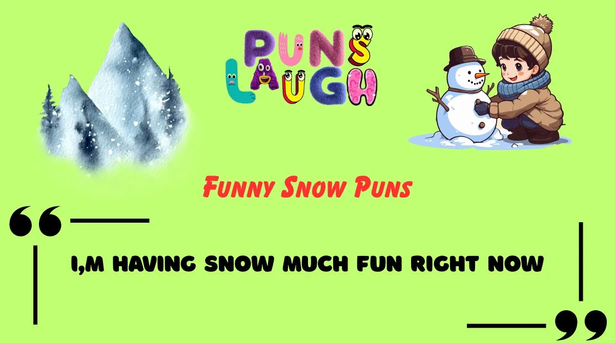 Funny Snow Puns