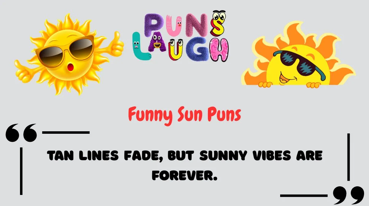 Funny Sun Puns