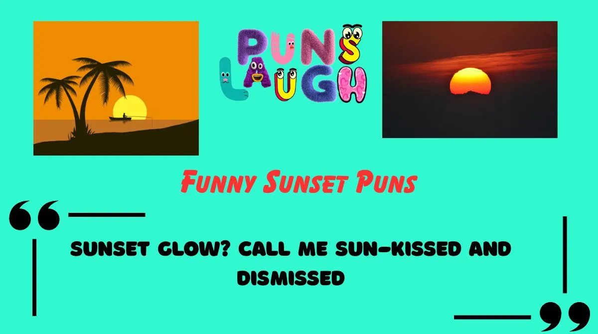 Funny Sunset Puns