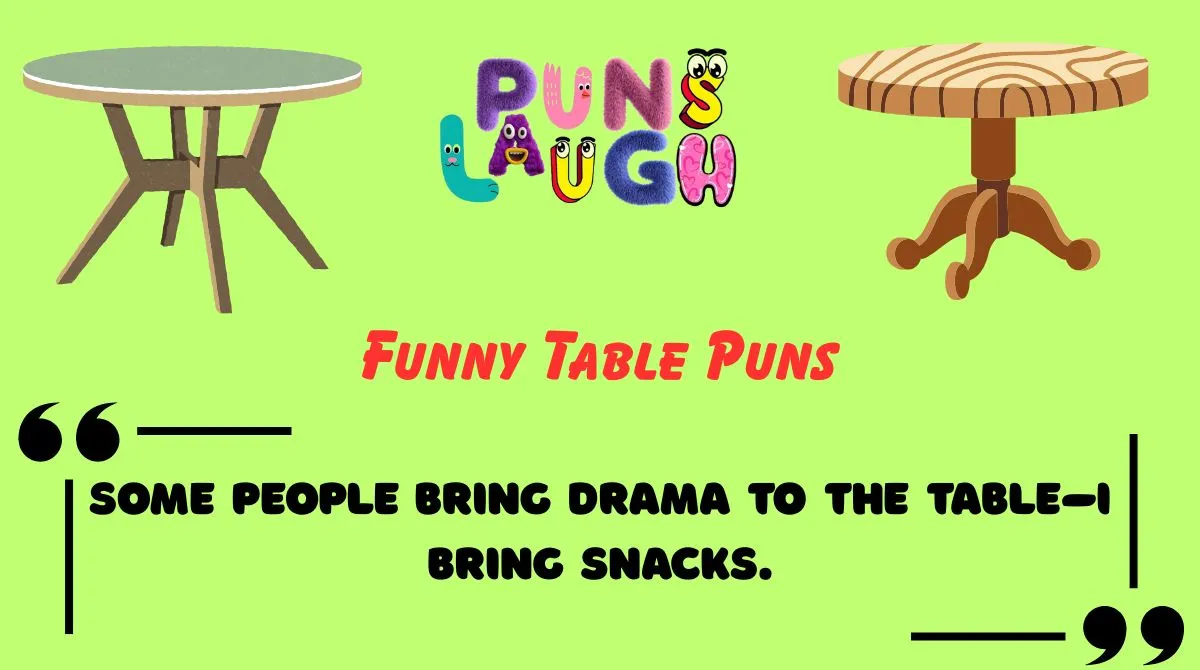 Funny Table Puns
