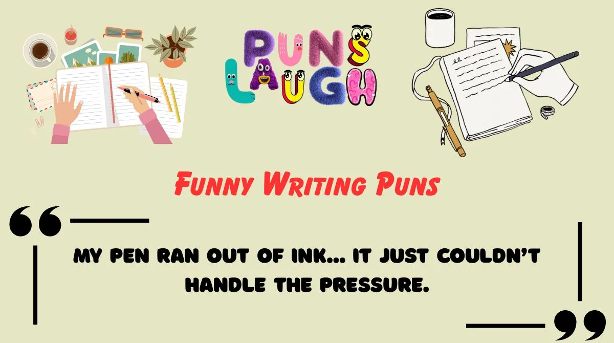 Funny Writing Puns