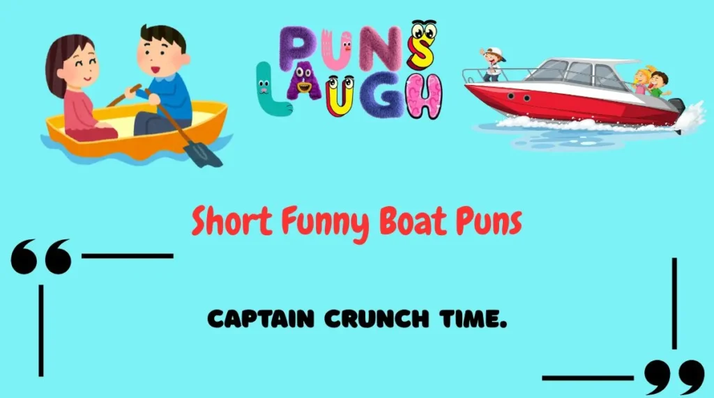 Short Funny Boat Puns