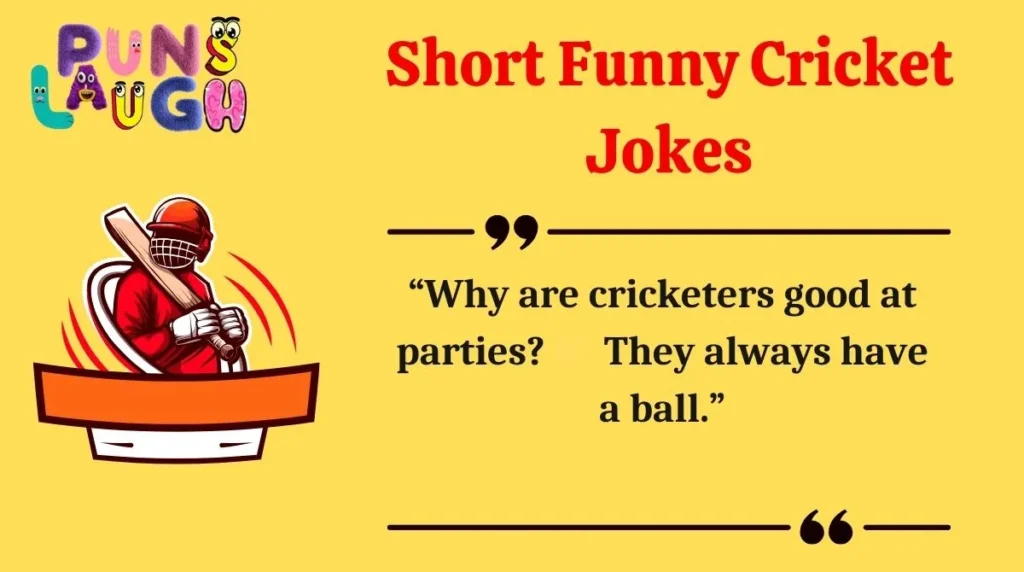 Short Funny Cricket Jokes