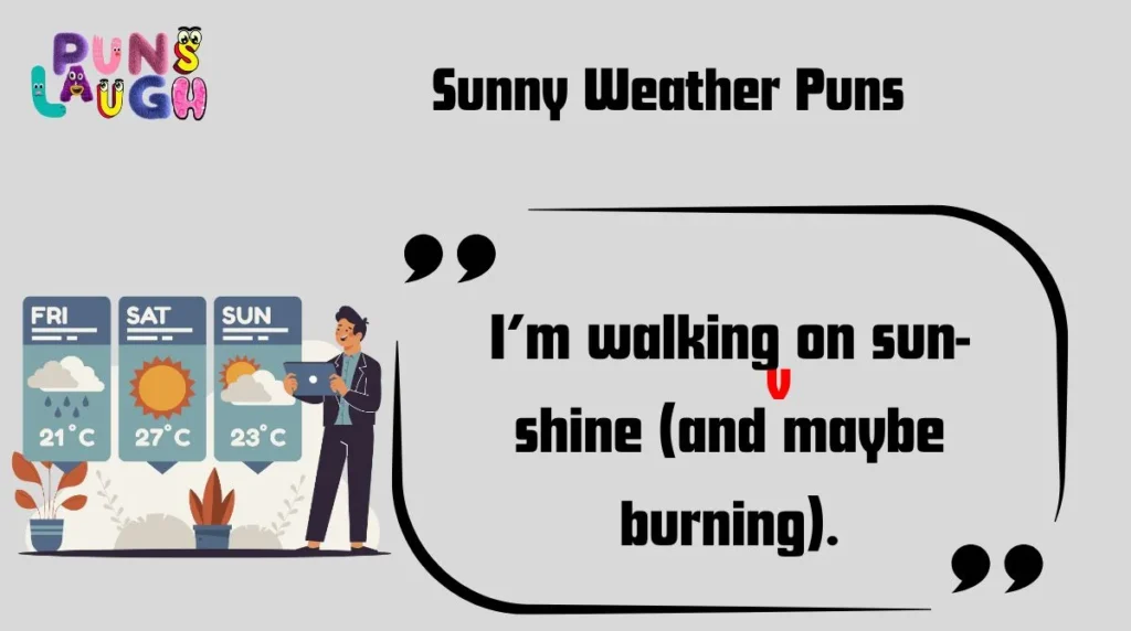 Sunny Weather Puns