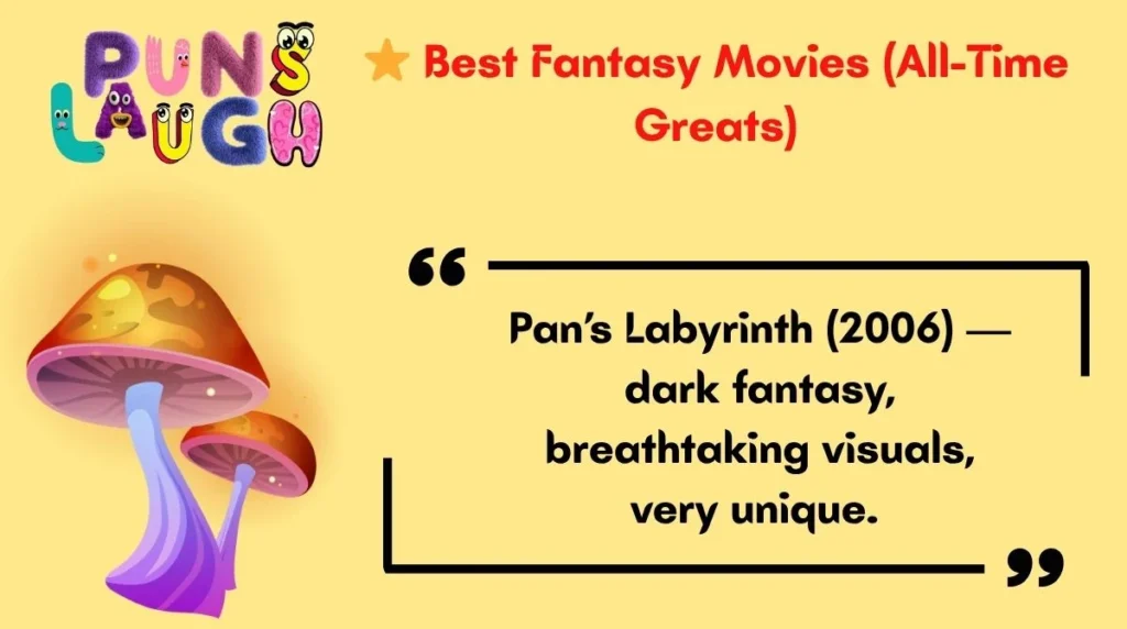Best Fantasy Movies (All-Time Greats)