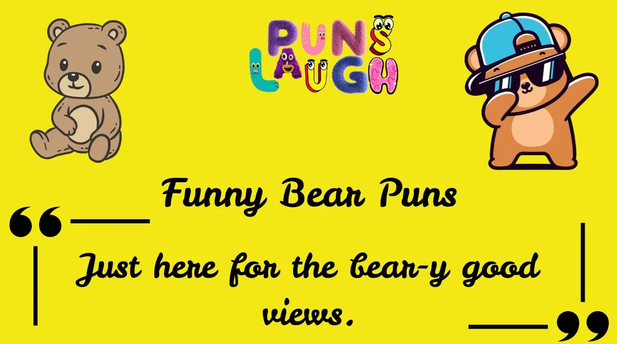 Funny Bear Puns