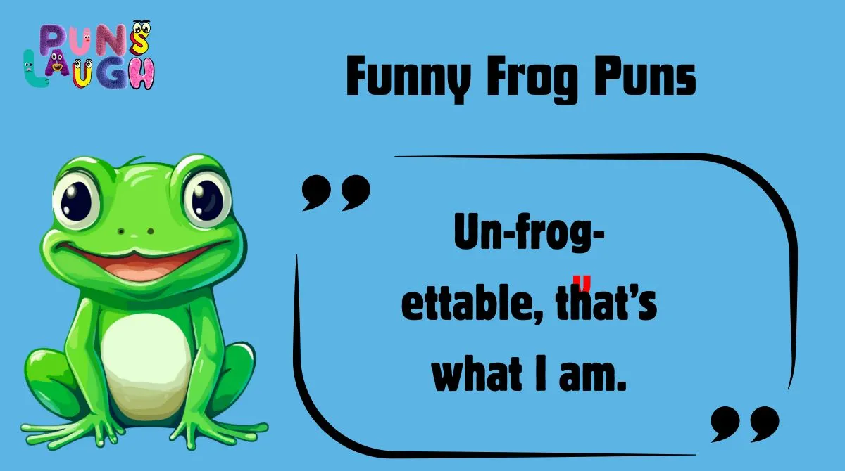 Funny Frog Puns