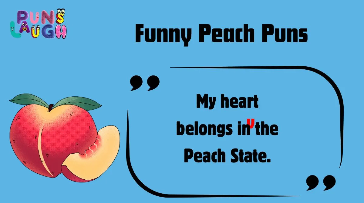 Funny Peach Puns