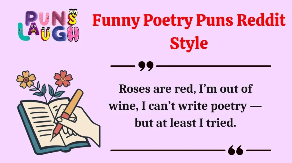 Funny Poetry Puns Reddit Style