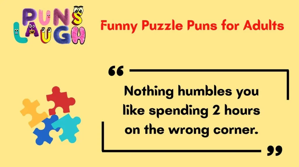 Funny Puzzle Puns for Adults