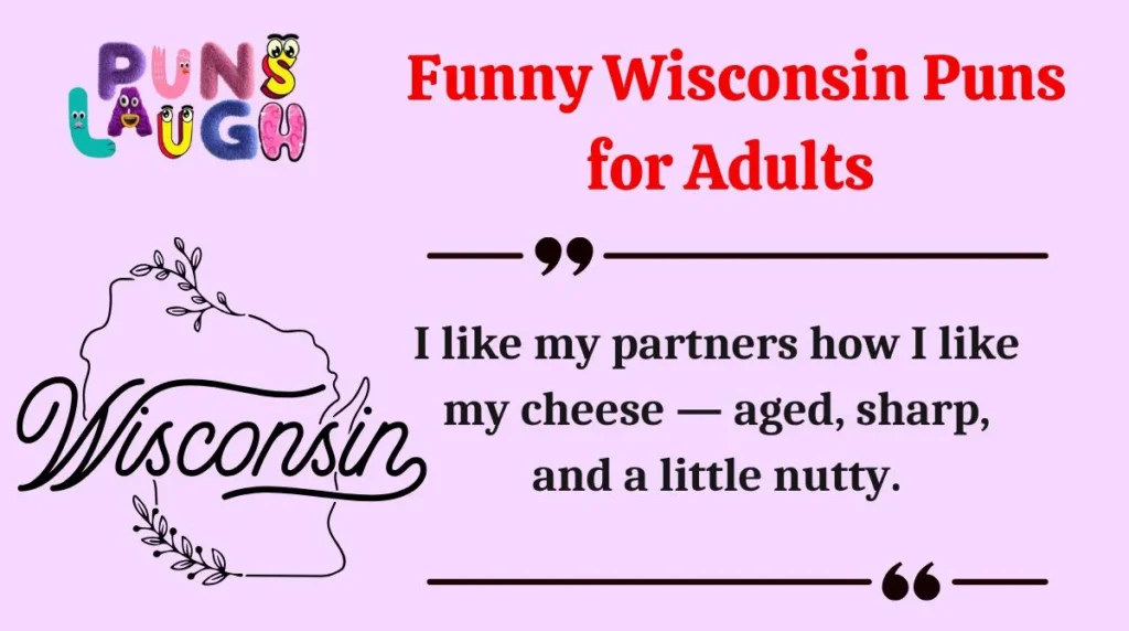 Funny Wisconsin Puns for Adults