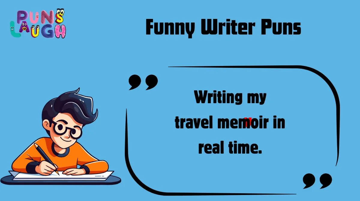 Funny Writer Puns