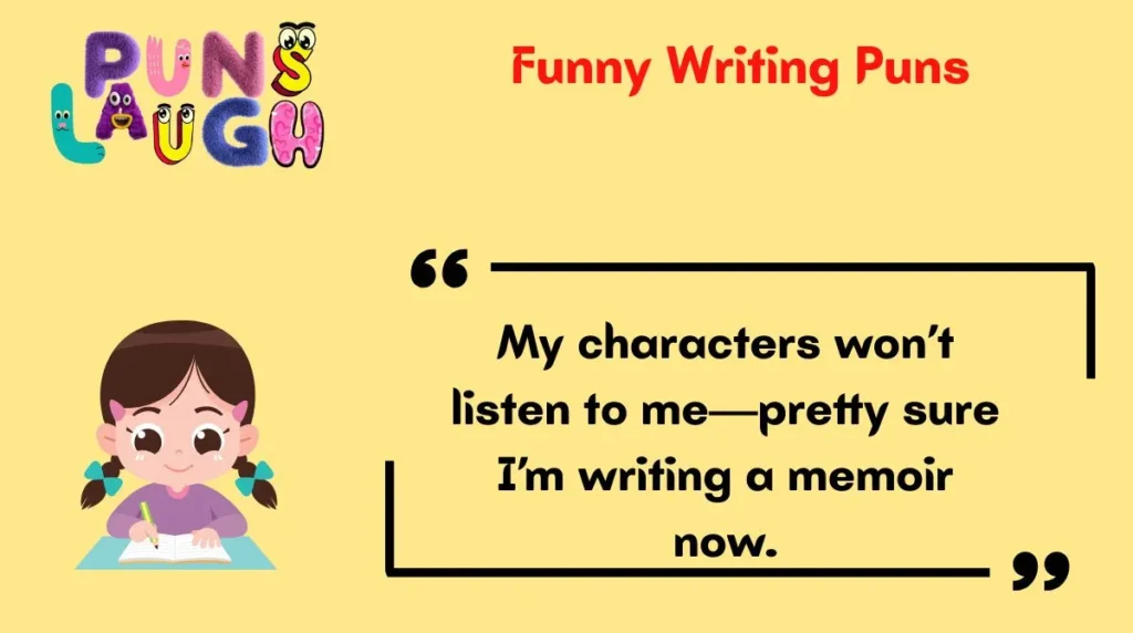 Funny Writing Puns