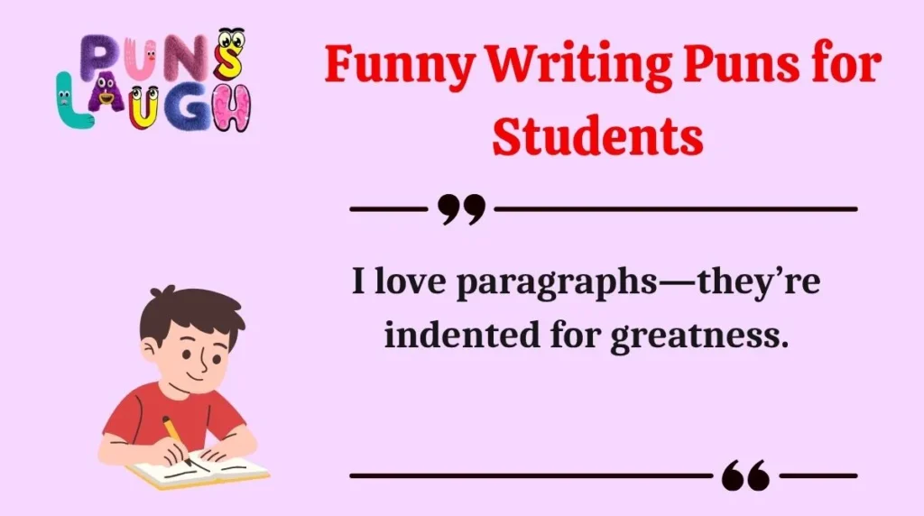  Funny Writing Puns for Students