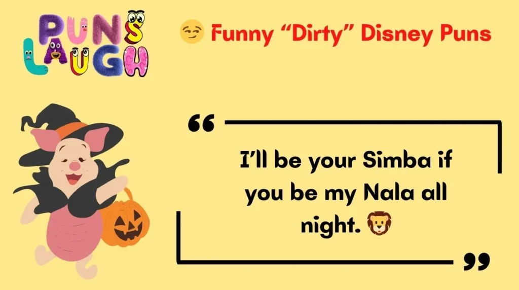Funny “Dirty” Disney Puns
