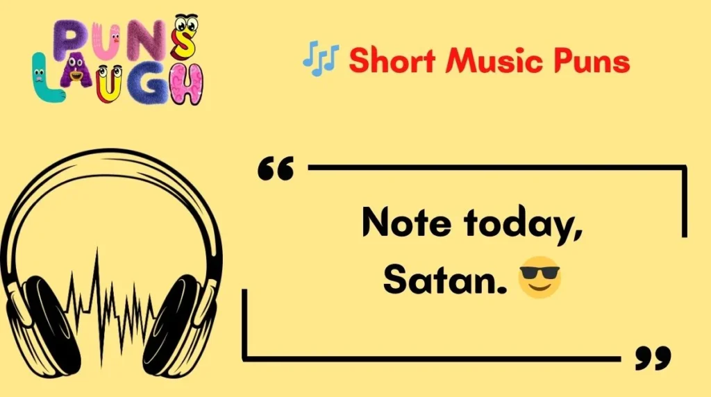 Short Music Puns