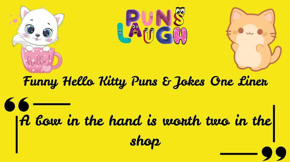 Funny Hello Kitty Puns & Jokes One Liner
