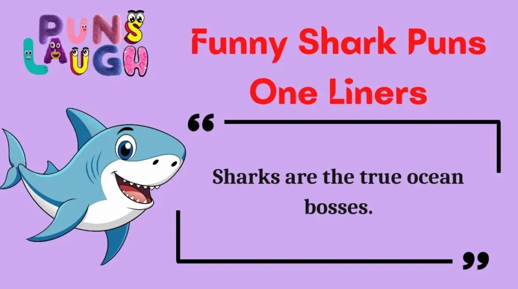 Funny Shark Puns One Liners