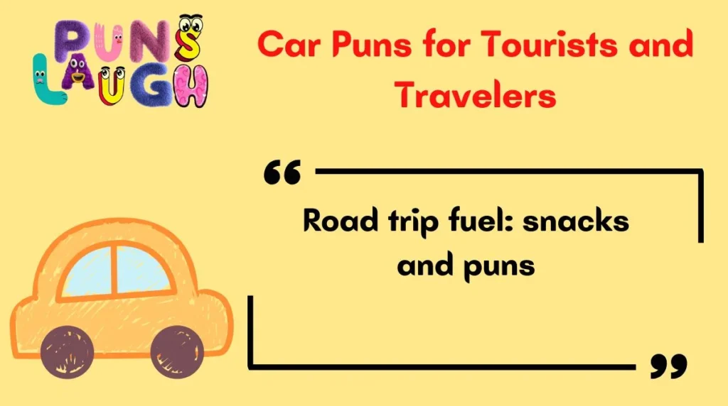 Car Puns for Tourists and Travelers