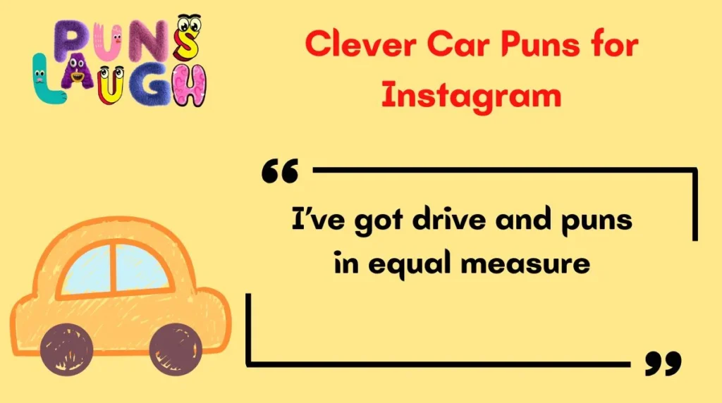Clever Car Puns for Instagram