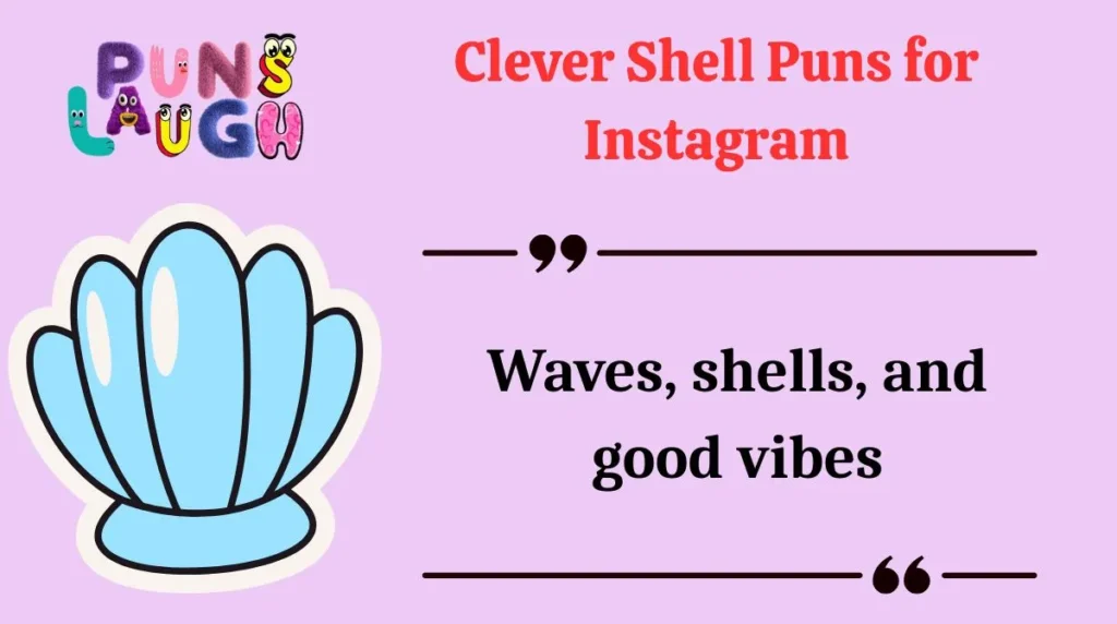Clever Shell Puns for Instagram