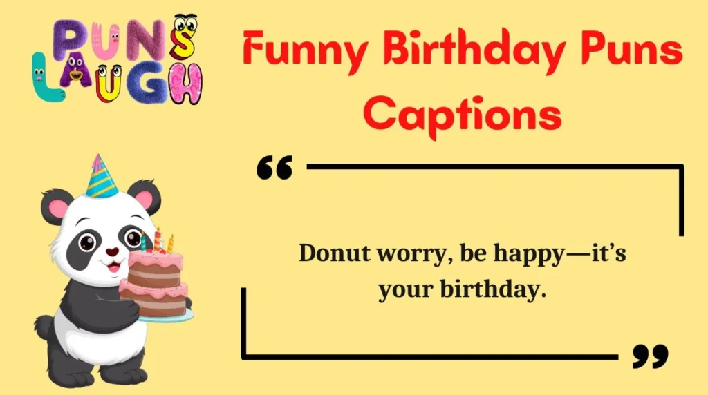 Funny Birthday Puns Captions