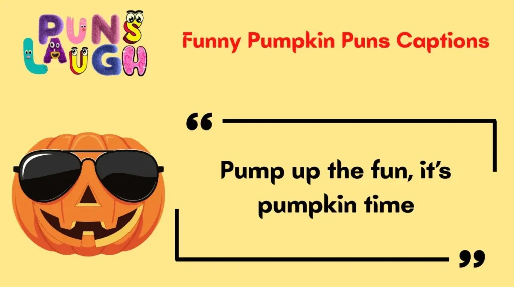 Funny Pumpkin Puns Captions