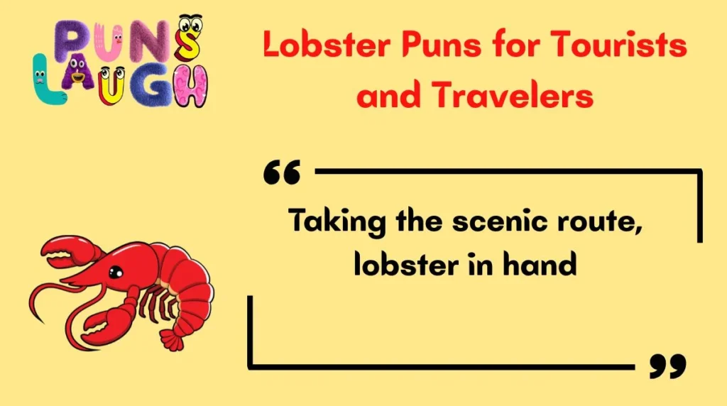 Lobster Puns for Tourists and Travelers