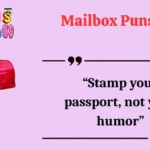 Mailbox Puns