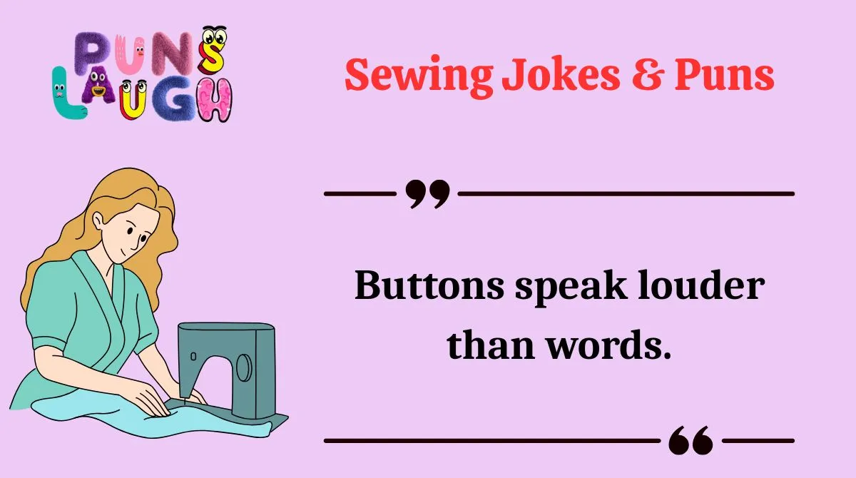 Sewing Jokes & Puns